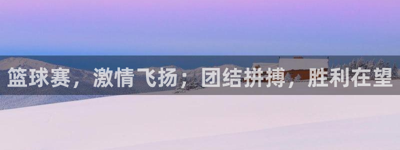  意昂2代理注册：篮球赛，激情飞扬；团结拼搏，胜利在望