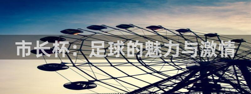  意昂2登录注册：市长杯：足球的魅力与激情